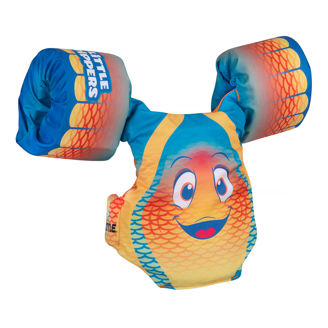Little Dippers® Life Jacket: Colorful fish design with adjustable buckle for kids.