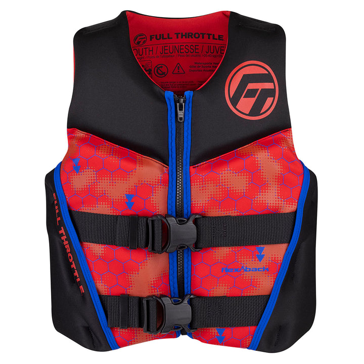 Youth Rapid-Dry Flex-Back Life Jacket