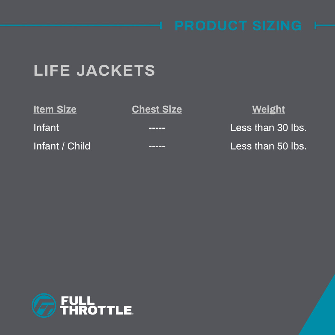 Infant Nylon Life Jacket – Full Throttle Watersports